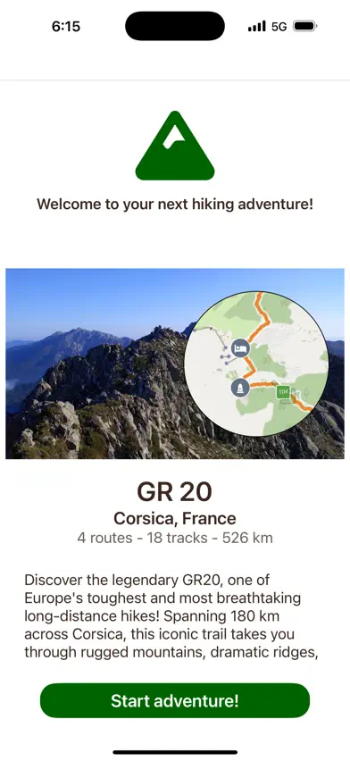 GR 20 - Corsica screenshot 1