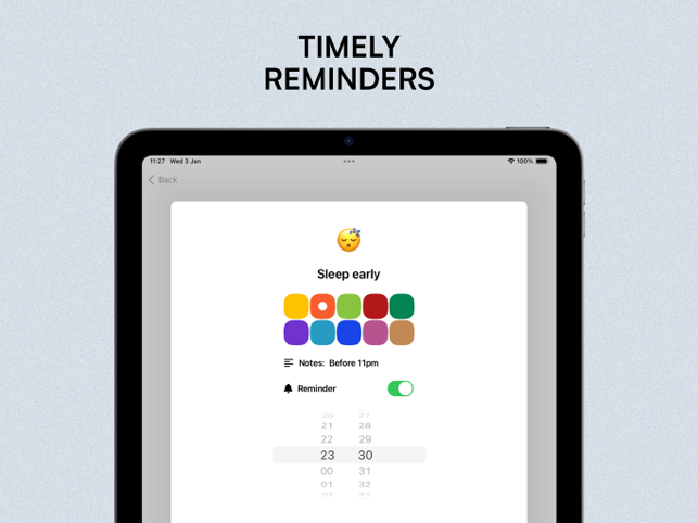 HabitGrid - Goal tracker Screenshot