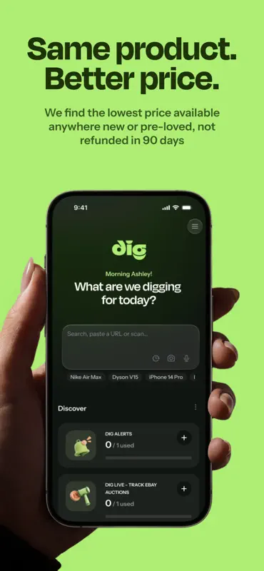 Dig: Search Engine for Savings screenshot 1 of 7