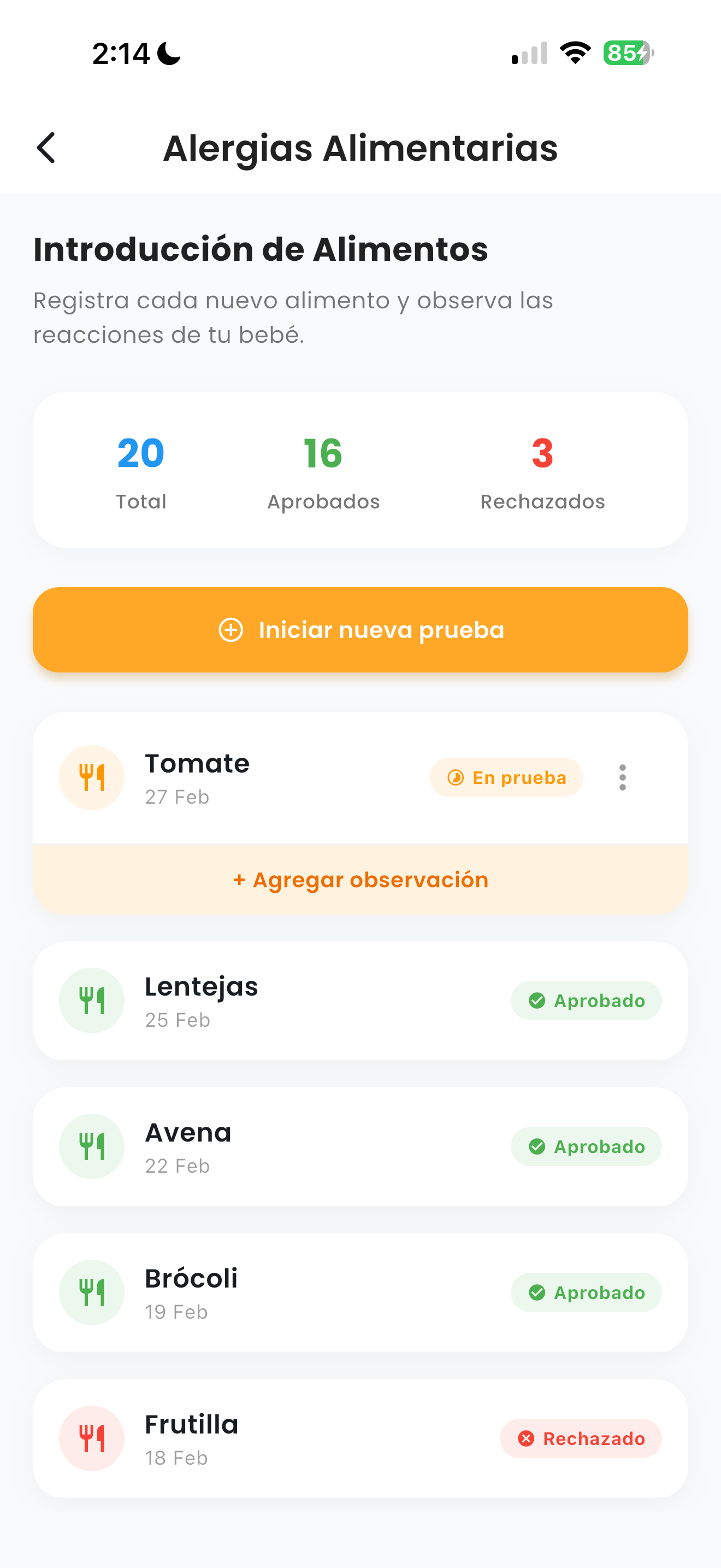 BabyCare Registro y Rutinas screenshot 10