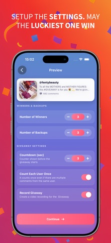 Giveaway Picker: Random Winner Screenshot 3 of 4