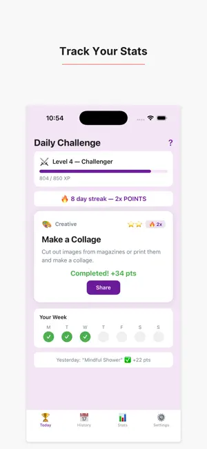Daily Challenge - Self Growth screenshot 4