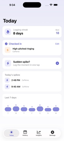 Quieta: Tinnitus Tracker Screenshot 1 of 5