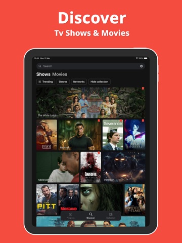 Séries et Films - Showly iPad screenshot 1
