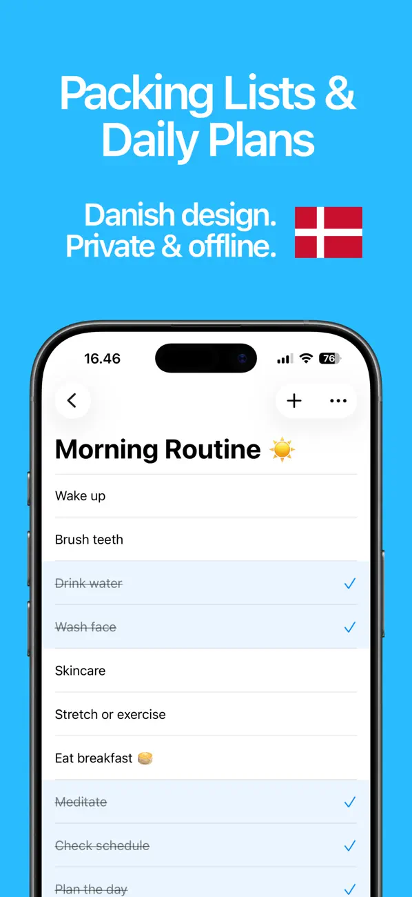 Screenshot #1 pour Checklist Bagage: To Do List