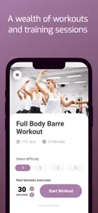 Ballet Barre Workouts screenshot #3 for iPhone