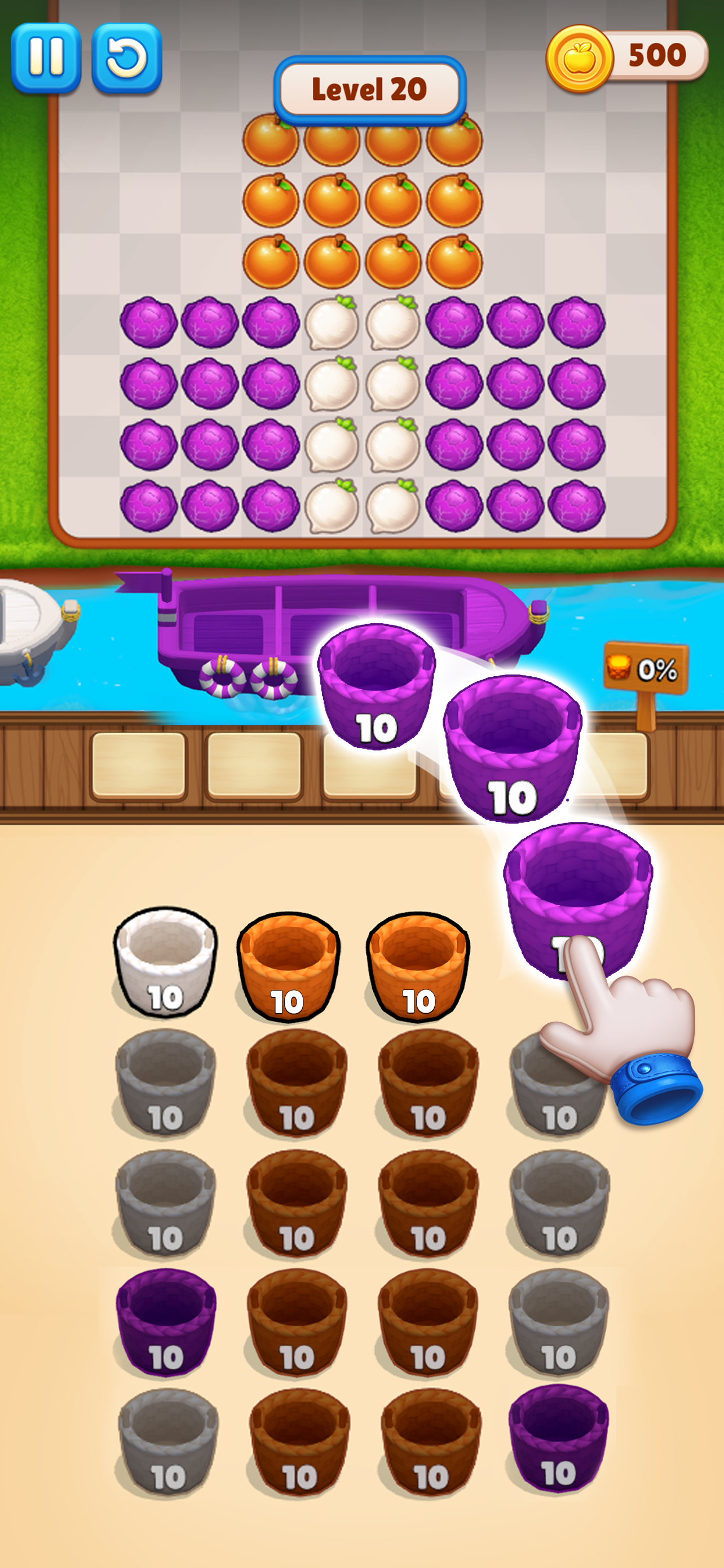 Fruit Jam: Royal Sort