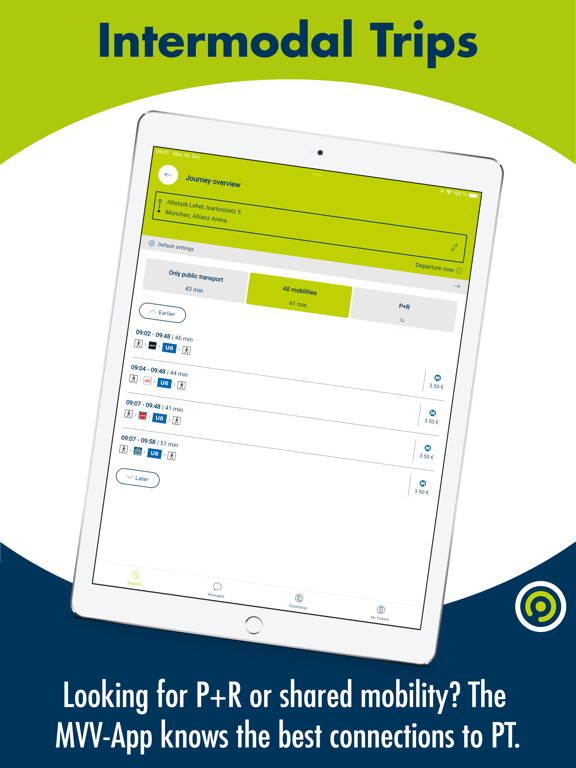 MVV-App iPad screenshot 4 - Travel app