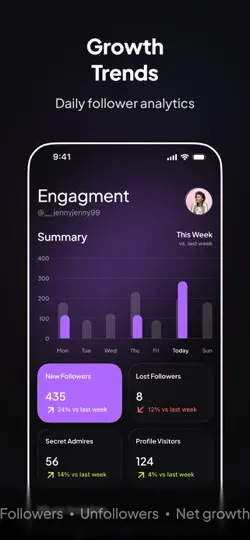 Followers & Unfollowers Data iPhone Ekran Görüntüsü 3