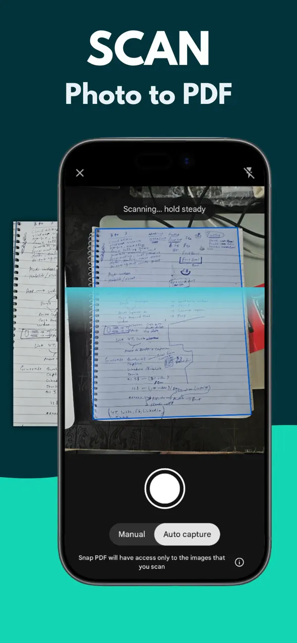 Screenshot #2 pour PDF Scanner & Editor: SnapPDF