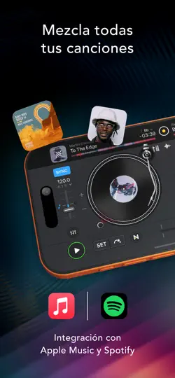 Captura de pantalla de Djay - DJ App & AI Mixer en iPhone 2