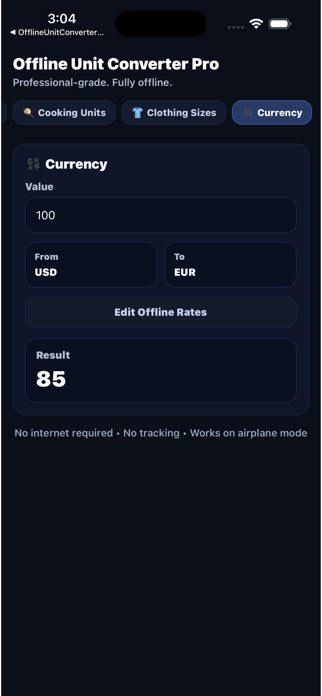 Offline Unit Converter Pro Screenshot 5 of 7
