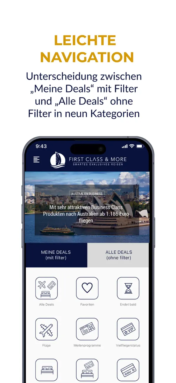 Screenshot #3 pour First Class & More Reisedeals