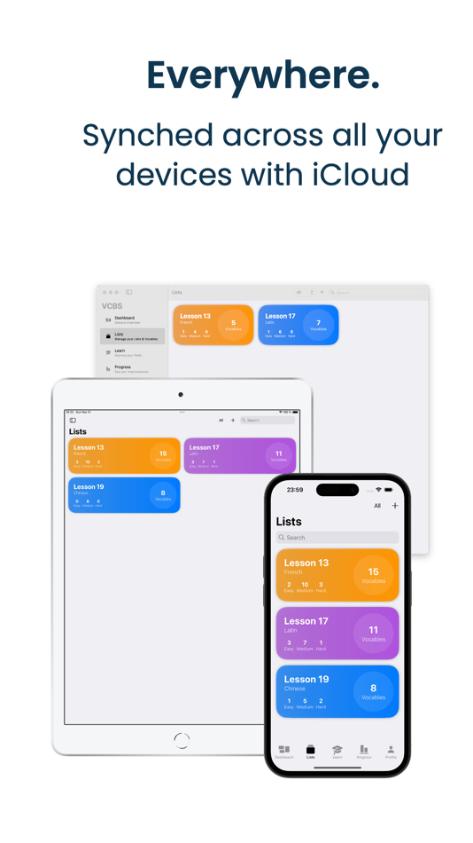 #3. VCBS: Simple vocable app (macOS) 由: GuIDO KOCH