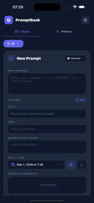 PromptBook - AI Library screenshot 2