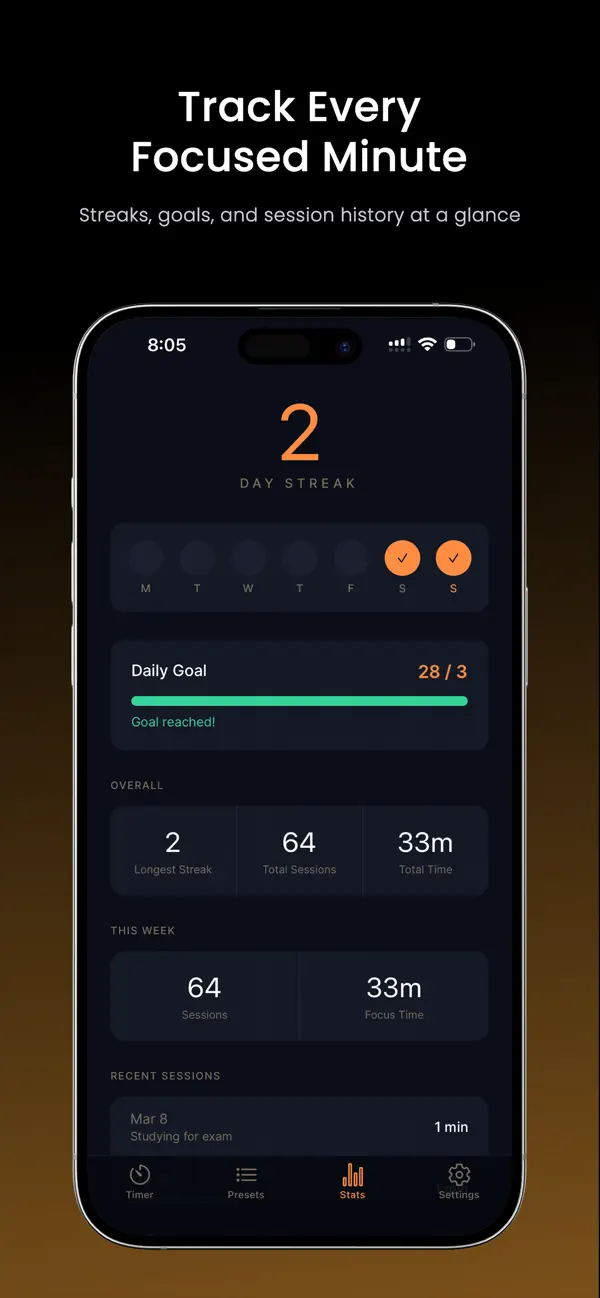 #4. Tempro: Focus Timer (iOS) Podle: Daryl Bellows