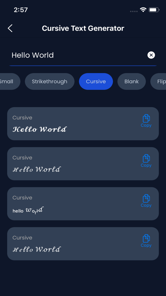 #3. Stylish Text Generator App (iOS) Por: Followal Infotech LLP
