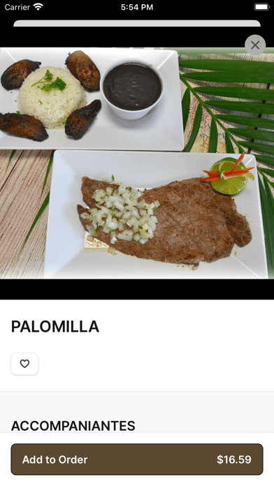 Cubavana Cafe Restaurant Screenshot