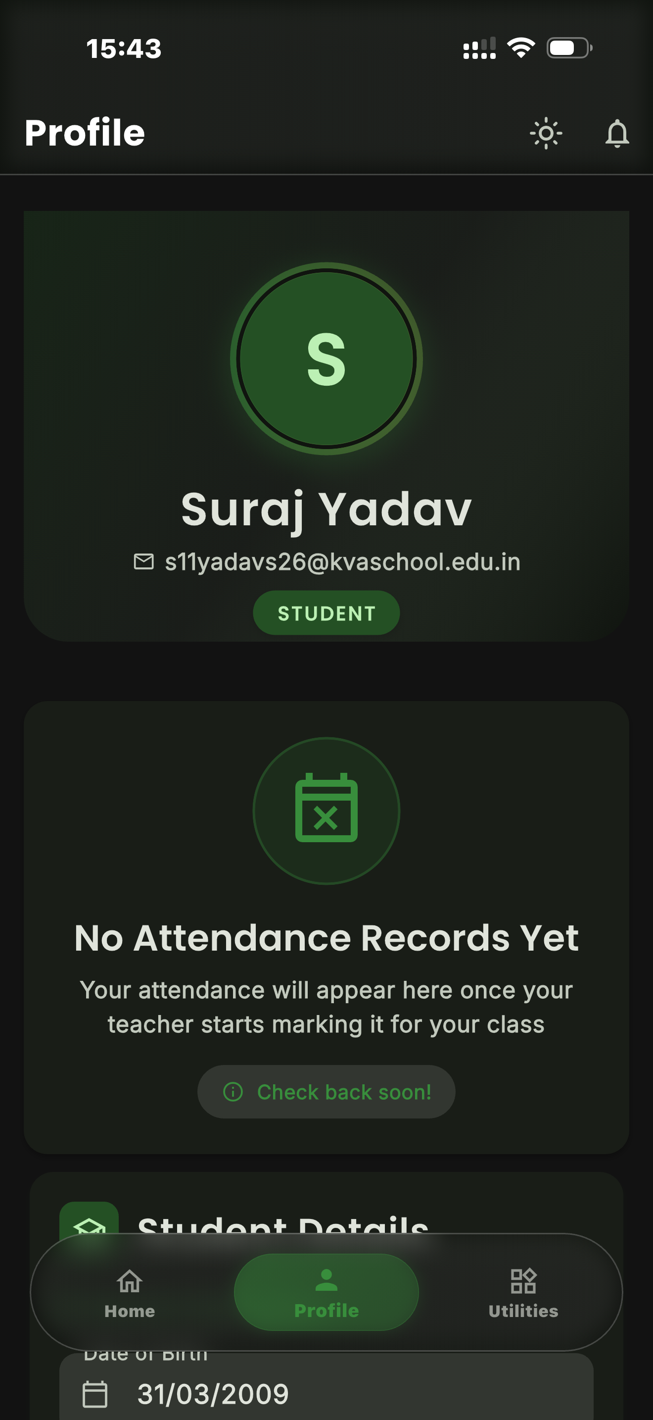 KVA Scholar