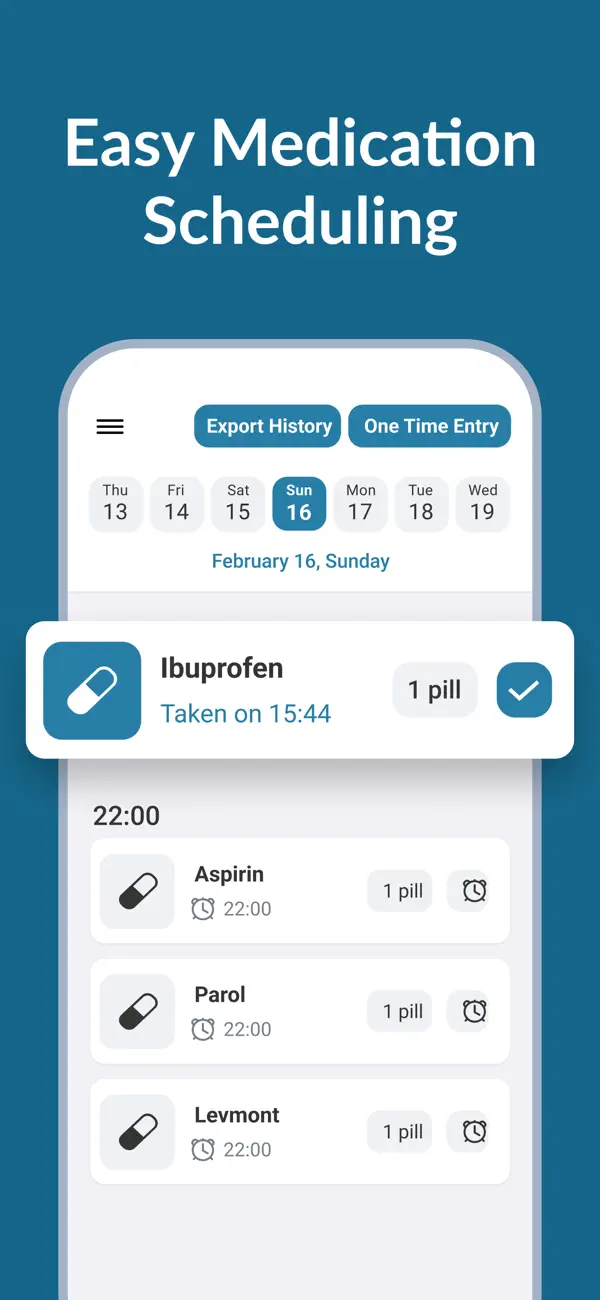 Screenshot #3 pour Pill & Medication Reminders