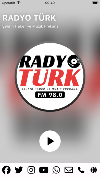 RADYO TÜRK FM 98.0 Screenshot