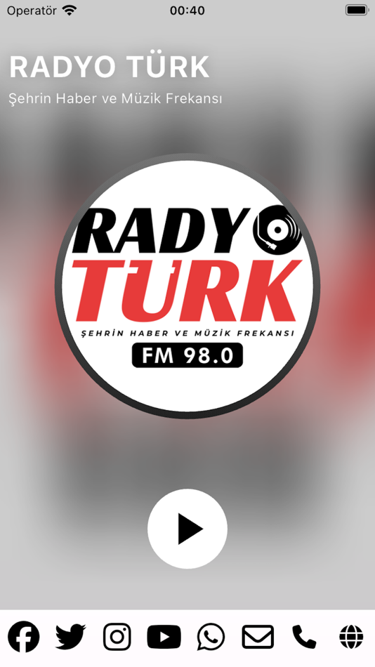 RADYO TÜRK FM 98.0 - 1.0 - (iOS)