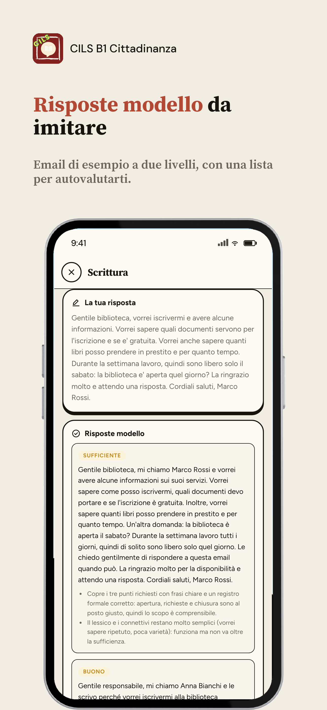 CILS B1 Cittadinanza: Italian screenshot 4
