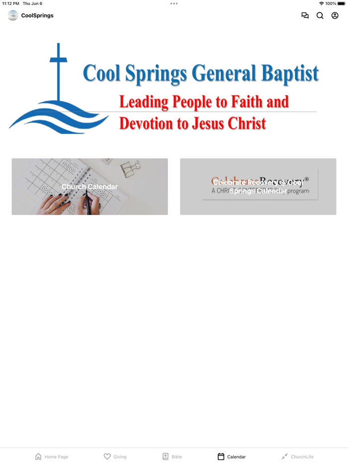 Cool Springs Gen Bapt. Church