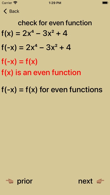 Even and Odd Polynomials screenshot-3