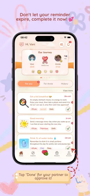 Cozy Treat: Couple Reminders screenshot 2