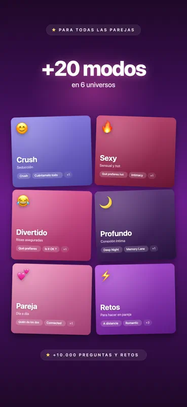 Juego Pareja & Retos - Bloomy screenshot 2 of 5