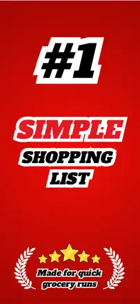 SIMPLE Shopping List + To Doのスクリーンショット（1/7）