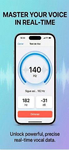 Voice Analyzer: Vocal Monitor iPhone screenshot