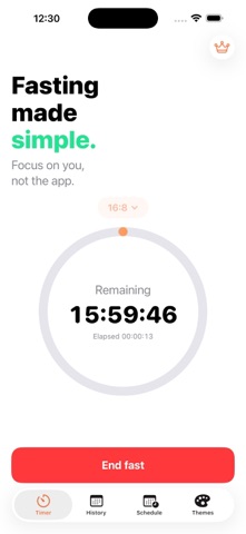 Simple Fasting Timer - 16:8 Screenshot 3 of 3
