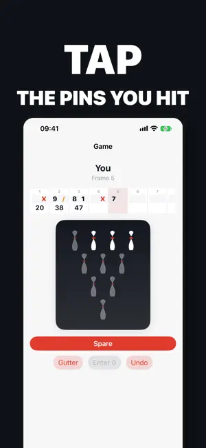 Bowling Score Keeper & Stats screenshot 2