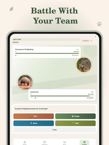 Animal Gacha: Wildlife Cards iPad screenshot