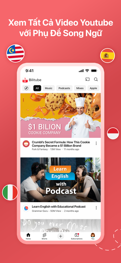 BiliTube: Song Ngữ cho Youtube screenshot 2