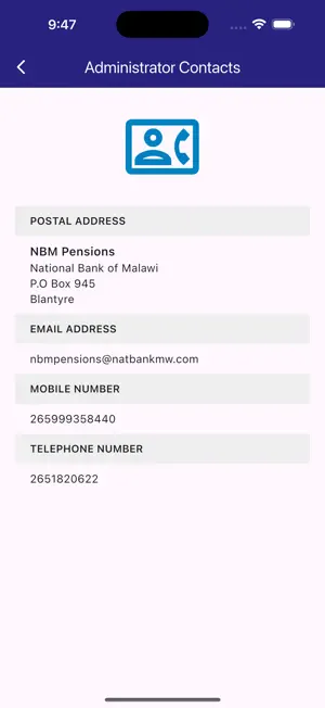 NBM Pension M'manja screenshot 4