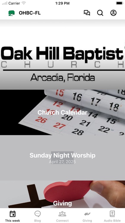 Oak Hill Baptist Church FL