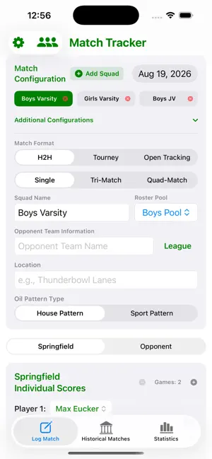 Bowling Match Tracker screenshot 1