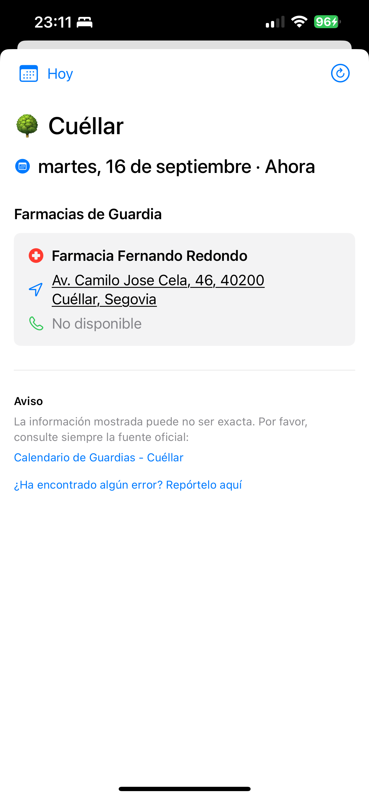 Farmacias De Guardia Segovia
