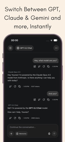 Multi Chats - AI Chatbot iPhone screenshot