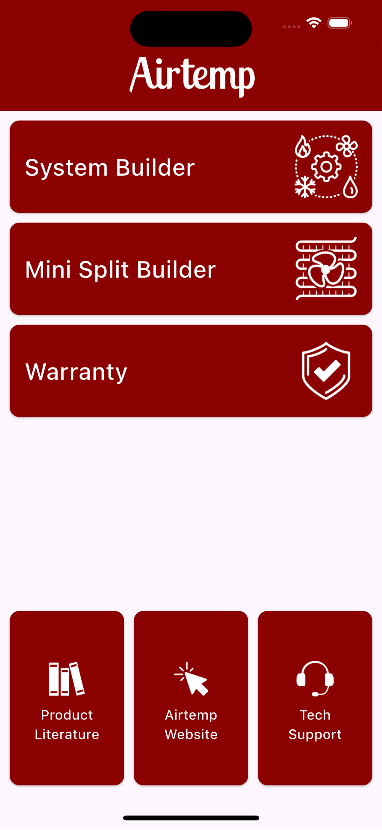 Airtemp Contractor Tools