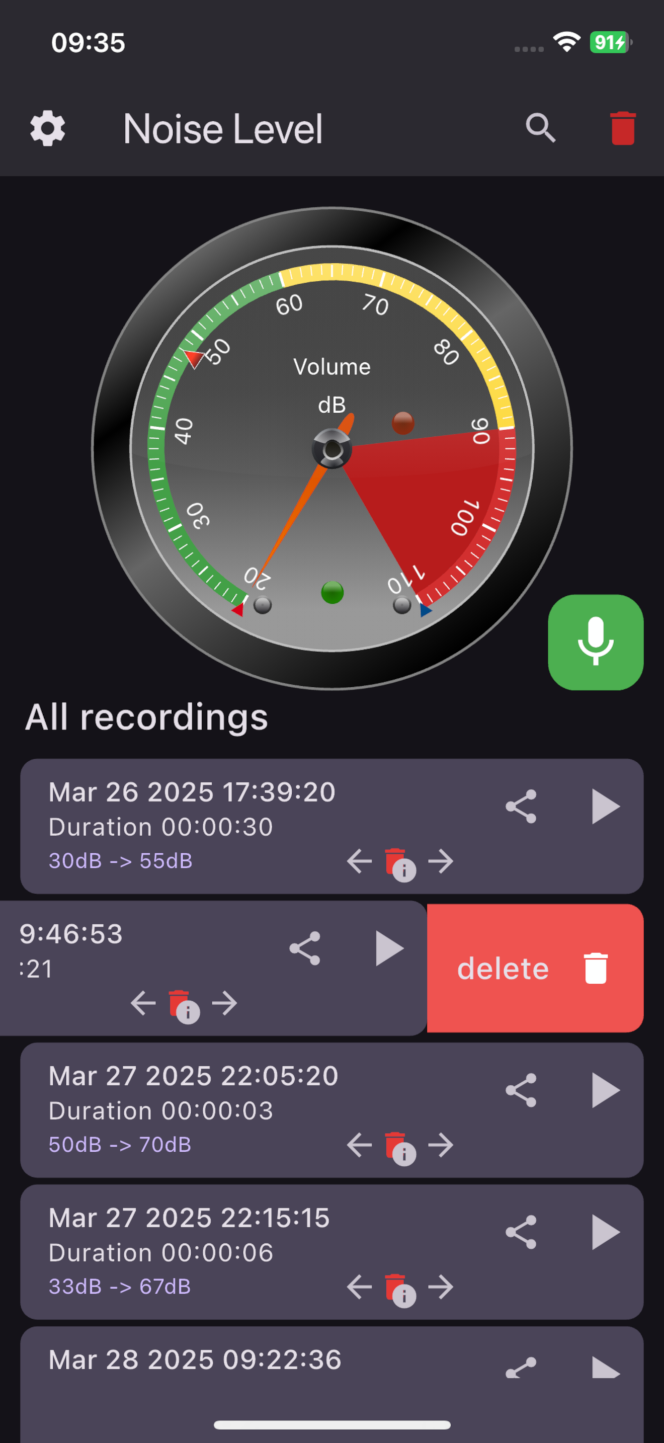 Noise Recorder