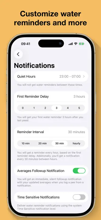 Water Reminder - P App: Screenshot 8 von 10
