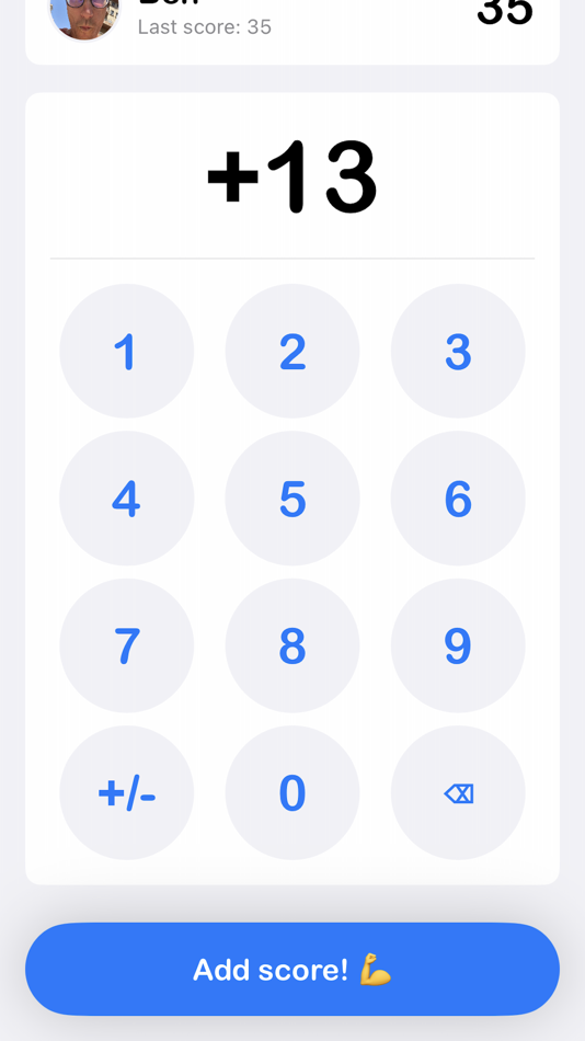 #2. iScore : simple score keeper (iOS) 게시자: Benjamin McMurrich
