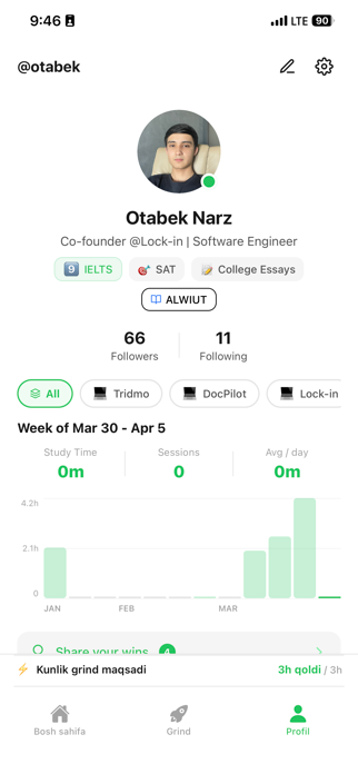 Lock-in  - focused studying Screenshot 4 of 10