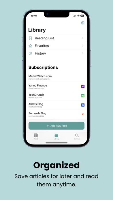 Gazette: RSS News Reader Screenshot