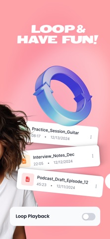 Reverse Singing Audio Play screenshot