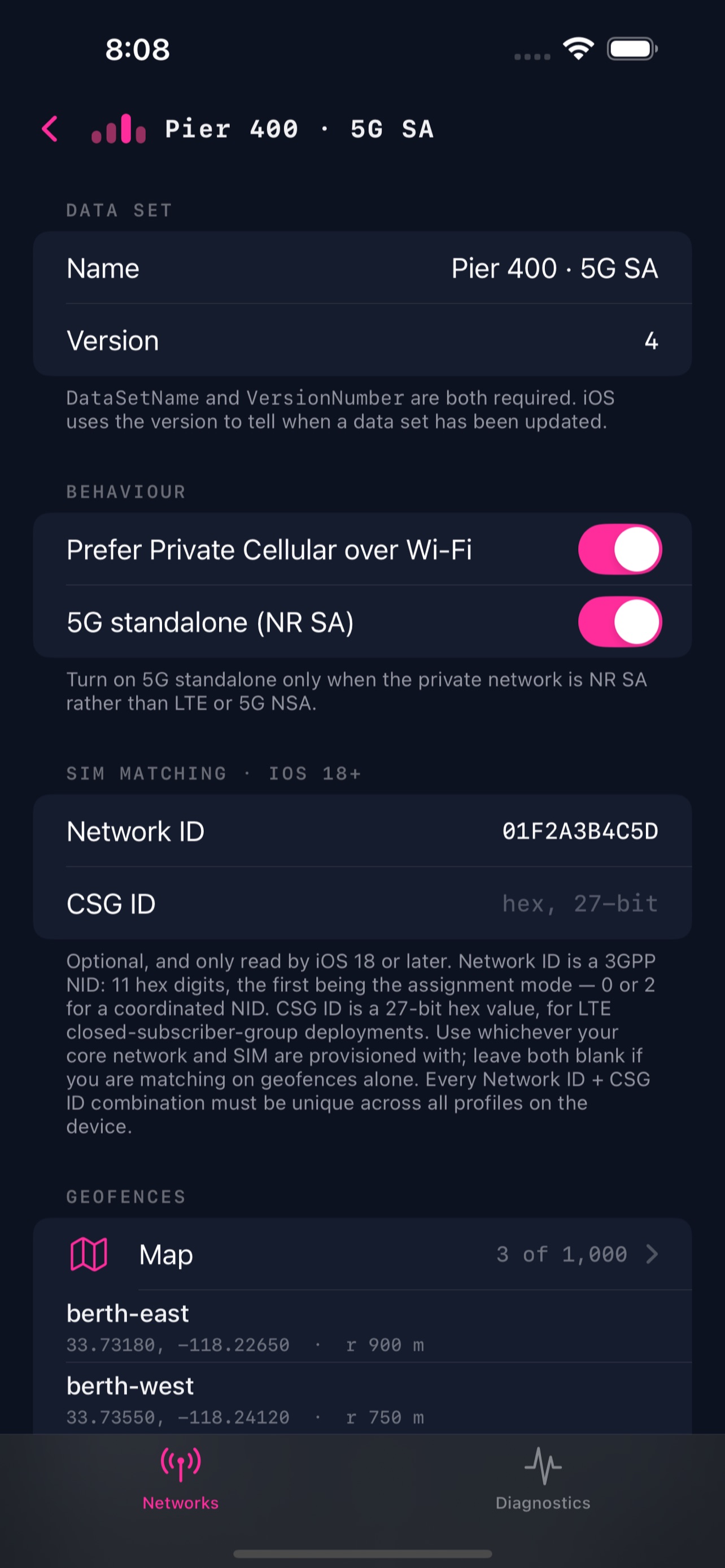 Screenshot 1 of PRV8 Config